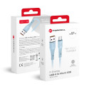 Kabel Forcell F-ENERGY pro Micro USB 1 m - modrý