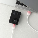 Kabel Forcell C351 pro Micro USB 1 m - bílá