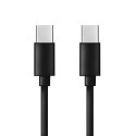 Kabel USB‑C na USB‑C 60W PD QC 3A 1m černý C296