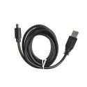 Kabel USB-A až Type C 3.0 2A HD2 pro nabíjení 2 m - černý