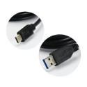 Kabel USB-A až Type C 3.0 2A HD2 pro nabíjení 2 m - černý