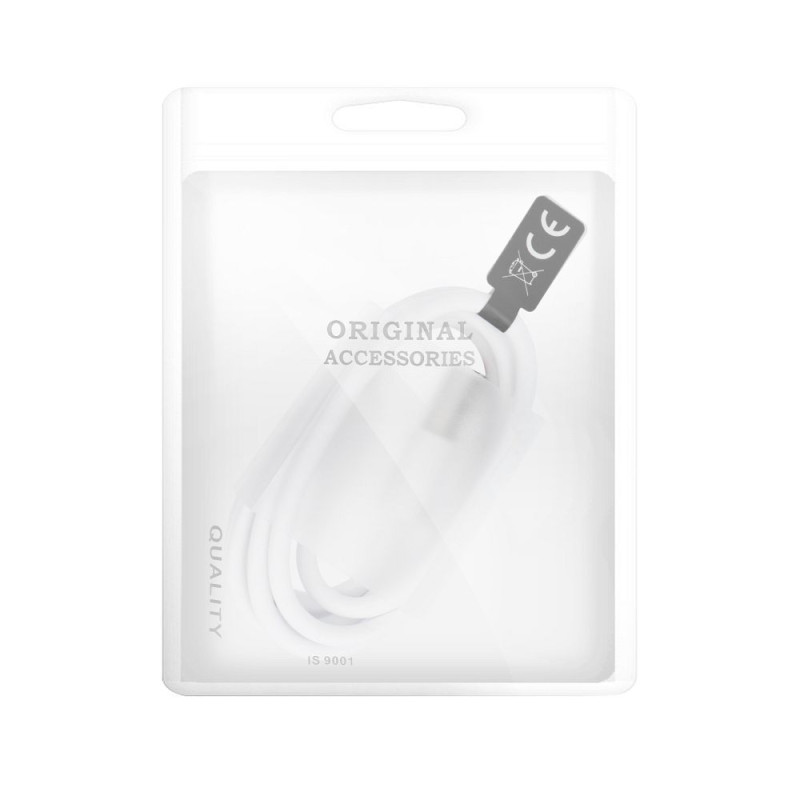 Kabel USB A na Type C 3.0 2A HD2 pro nabíjení a přenos dat 1 m - bílý