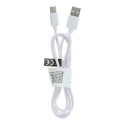 Kabel C366 pro zařízení USB A/USB-C 1 m - bílý