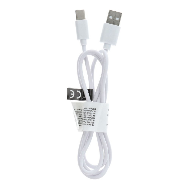 Kabel C366 pro zařízení USB A/USB-C 1 m - bílý