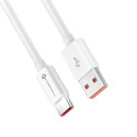 Kabel Forcell C336 pro rychlé nabíjení zařízení USB A na USB C 1 m - bílý