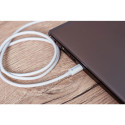Kabel USB C – USB C Forcell C339 100W 1 m bílý