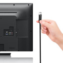 Kabel USB C - USB C Forcell F-ENERGY QC4.0 PD 5A 100W E-mark pro nabíjení 1 m - černý