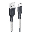 Kabel USB A na USB C Forcell F-ENERGY 60W QC4.0 1 m černý
