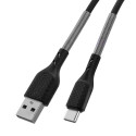 Kabel USB A na USB C Forcell F-ENERGY 60W QC4.0 1 m černý