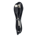 Kabel USB A na USB C Forcell F-ENERGY 60W QC4.0 1 m černý
