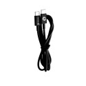 Kabel Forcell F-ENERGY TUBE pro USB-C zařízení 1 m - černý
