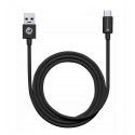 Forcell F-ENERGY kabel USB A → USB-C 2,1A 1 m černý
