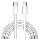 Kabel HD23 USB-C PD 40W 1 m – bílý
