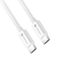 Kabel Forcell C339 USB C pro rychlé nabíjení 3 m - bílý