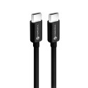 Forcell F-ENERGY C338 kabel USB-C na USB-C 60W 1,5 m černý