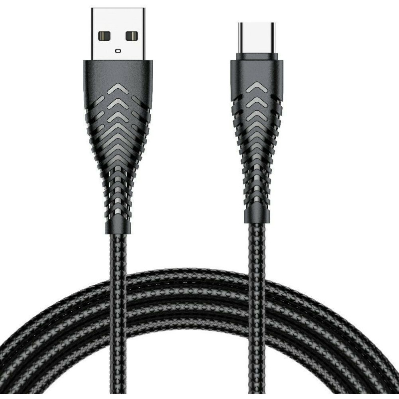 Kabel Veger V104 pro USB-A/USB-C zařízení - černý