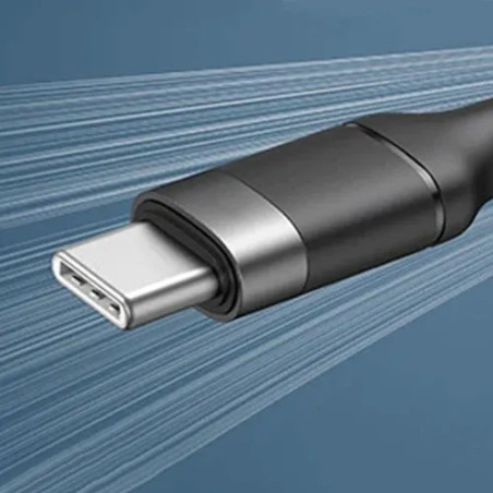 Kabel Veger USB-C na USB-C 100W PD 5A CC02 1,5 m černý