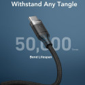 Kabel Veger USB-C na USB-C 100W PD 5A CC02 1,5 m černý