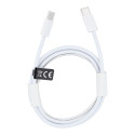 Kabel USB-C to Type C PD QC3.0 pro zařízení s USB-C 2 m - bílý