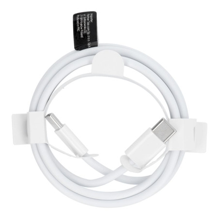 Kabel USB-C na USB-C PD QC3.0 3A 30W HD26 pro zařízení s USB-C 1 m - bílý