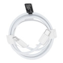 Kabel USB-C na USB-C PD QC3.0 3A 30W pro zařízení s USB-C 1 m - bílý