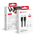 Kabel USB-C to USB-C Forcell F-Energy C338 60W 2 m černý