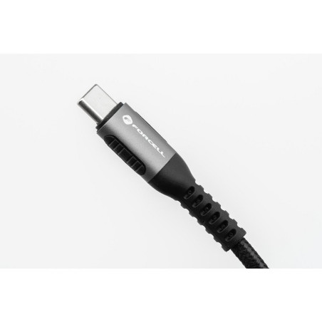 Kabel USB-C Forcell F-ENERGY QC4.0 PD 100W 1,2 m - černý