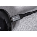 Kabel USB-C Forcell F-ENERGY QC4.0 PD 100W 1,2 m - černý
