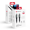 Kabel Forcell F-ENERGY pro USB-C zařízení 1,2 m - černá
