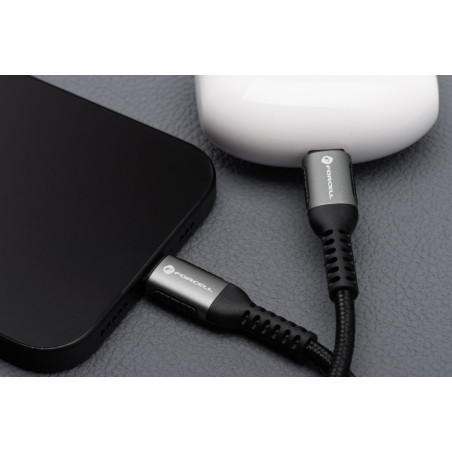 Kabel USB C Forcell F-ENERGY QC4.0 PD 5A 240W pro zařízení USB-C 2 m - černý