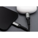Kabel Forcell F-ENERGY QC4.0 3A 66W pro zařízení s USB 2 m - černý