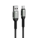 Kabel Forcell F-ENERGY QC4.0 3A 66W pro zařízení s USB 2 m - černý