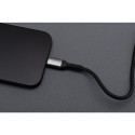 Kabel Forcell F-ENERGY QC4.0 3A 66W pro zařízení s USB 2 m - černý