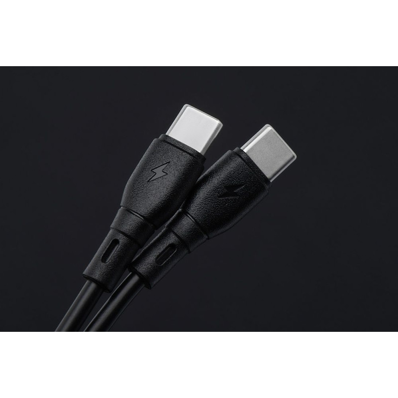 Kabel USB C Blue Star STAR 3A 60W ECO 1 m pro zařízení s USB-C - černý