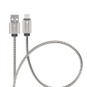 Kabel USB-A na USB-C Forcell F-ENERGY QC4.0 3A 66W 2 m stříbrná