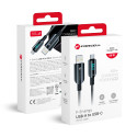 Forcell F-ENERGY QC4.0 PD kabel USB-A na USB-C 66W černý