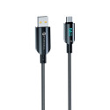 Forcell F-ENERGY QC4.0 PD kabel USB-A na USB-C 66W černý