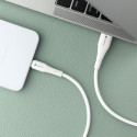 Kabel Forcell F-ENERGY QC4.0 3A 66W pro USB-A/USB-C 1 m - bílý