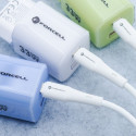 Kabel Forcell F-ENERGY QC4.0 3A 66W pro USB-A/USB-C 1 m - bílý