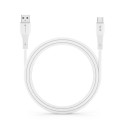 Kabel Forcell F-ENERGY QC4.0 3A 66W pro USB-A/USB-C 1 m - bílý