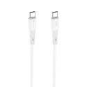 Kabel Forcell F-ENERGY pro USB-C zařízení 1 m - bílý