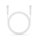 Kabel Forcell F-ENERGY pro USB-C zařízení 1 m - bílý