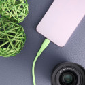 Kabel Forcell F-ENERGY USB-C na USB-C 100 W 1 m zelený