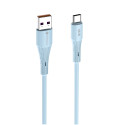 Kabel Forcell F-ENERGY QC4.0 3A 66W pro USB-A/USB-C 1 m - modrý