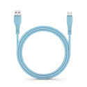 Kabel Forcell F-ENERGY QC4.0 3A 66W pro USB-A/USB-C 1 m - modrý