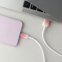 Kabel Forcell F-ENERGY QC4.0 3A 66W pro USB-A/USB-C nabíjení 1 m - bílá