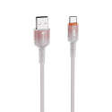 Kabel Forcell F-ENERGY QC4.0 3A 66W pro USB-A/USB-C nabíjení 1 m - bílá