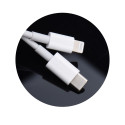 AG PREMIUM C9732 Datový a nabíjecí kabel USB-C/Lightning PD 18W, 2m, bílý