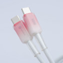 Kabel Forcell C354 USB C pro USB-C 1 m - bílá