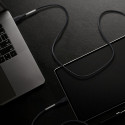Kabel USB C - USB C Forcell F-ENERGY QC4.0 PD 5A 100W pro zařízení 1 m - černý